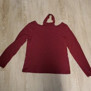 Mock neck shirt